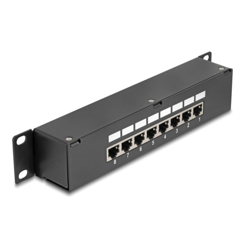 Delock 10″ Coupler Patch Panel 8 Port Cat.6