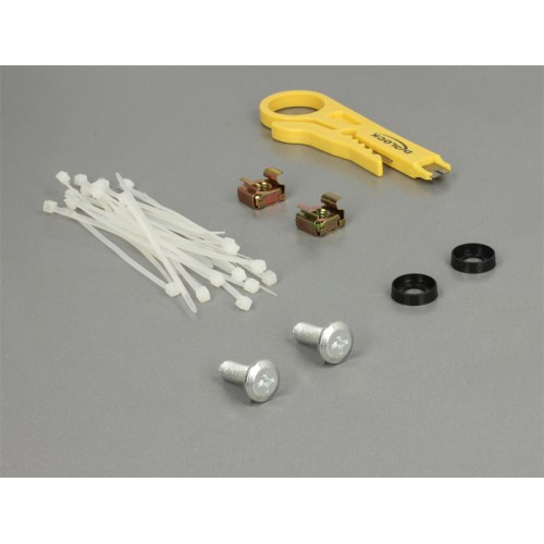 Delock 19″ Patch Panel 24 Port Cat.6 0.5 U black