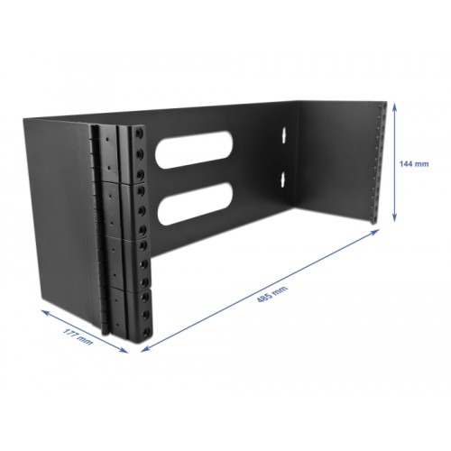 19″ Wall Mount Rack 4U black