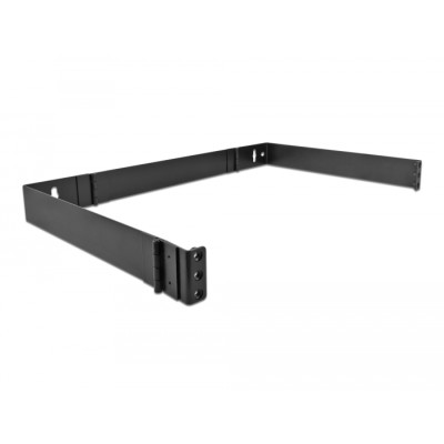 Delock 19″ Wall Mount Rack 1U foldable black