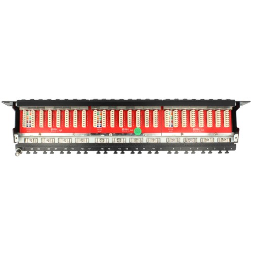 Delock 19″ Patch Panel 24 Port Cat.6A grey