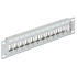 Delock 10″ Keystone Patch Panel 12 Port metal grey