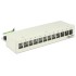 Delock Keystone Desktop Patch Panel 12 Port grey