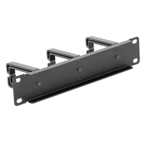Delock 10″ Cable Management Panel black