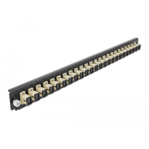 19″ Splice Box Front Panel 24 port SC Simplex beige