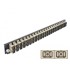 Delock 19″ LWL Spleißbox Frontblende 24 Port SC Duplex beige
