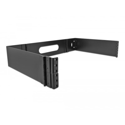 19″ Wall Mount Rack 2U foldable black