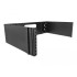 19″ Wall Mount Rack 3U foldable black
