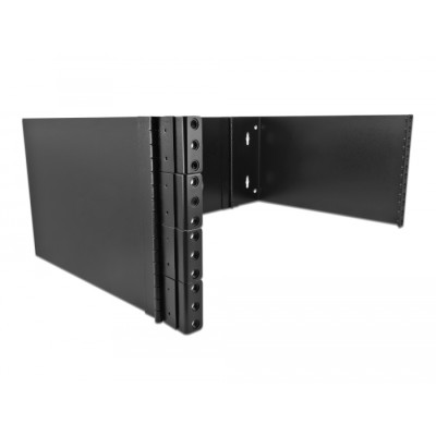 19″ Wall Mount Rack 4U foldable black