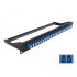 Delock 19″ Fibre Patch Panel 24 port LC Duplex blue