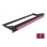 Delock 19″ Fibre Patch Panel 24 port LC Duplex violet