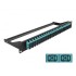 Delock 19″ Fibre Patch Panel 24 port SC Duplex aqua