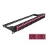 Delock 19″ Fibre Patch Panel 24 port SC Duplex violet