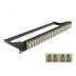 Delock 19″ Fibre Patch Panel 24 port LC Quad beige