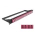 Delock 19″ Fibre Patch Panel 24 port LC Quad violet