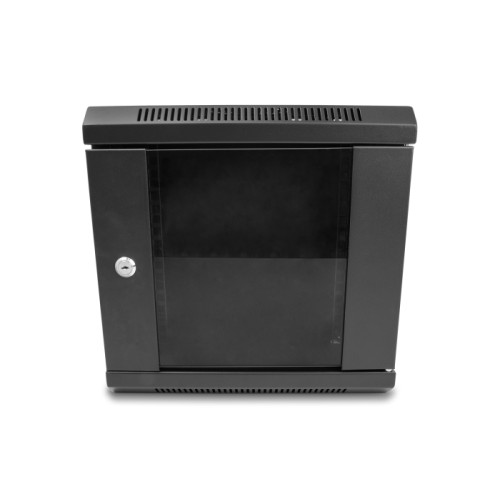 Delock 10″ Network Cabinet with glass door 6U black