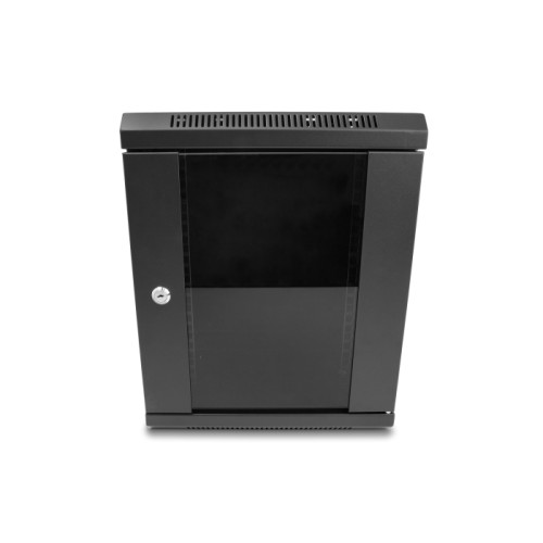 Delock 10″ Network Cabinet with glass door 8U black