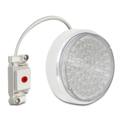 Delock GX53 surface mount base round type F white 2