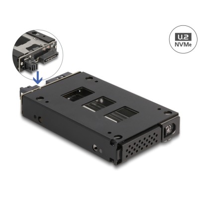 Delock Slim Bay Mobile Rack for 1 x 2.5″ U.2 NVMe SSD