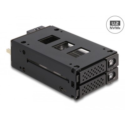 Delock Slim Bay Mobile Rack for 2 x 2.5″ U.2 NVMe SSD