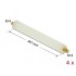 Delock Standoff M4 x M4, hexagon, outside / outside, 90 mm natural 4 pcs