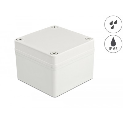 Delock Installation Housing IP65 waterproof 100 x 100 x 75 mm grey