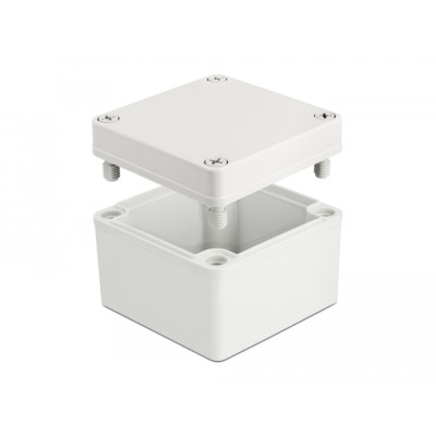 Delock Installation Housing IP65 waterproof 100 x 100 x 75 mm grey 2