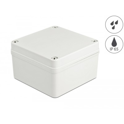 Delock Installation Housing IP65 waterproof 125 x 125 x 75 mm grey