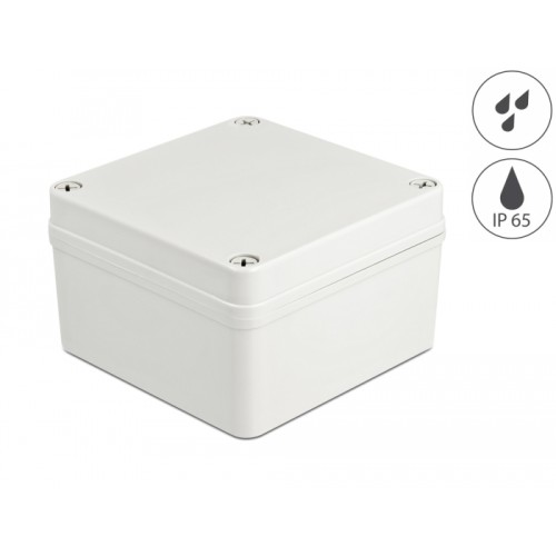 Delock Installation Housing IP65 waterproof 125 x 125 x 75 mm grey