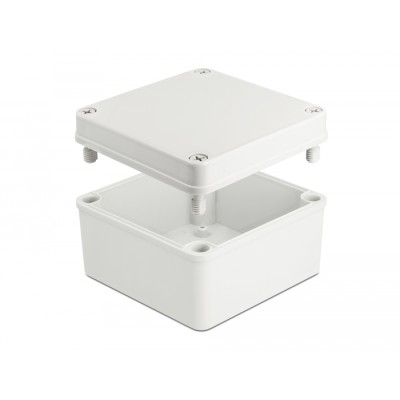 Delock Installation Housing IP65 waterproof 125 x 125 x 75 mm grey 2