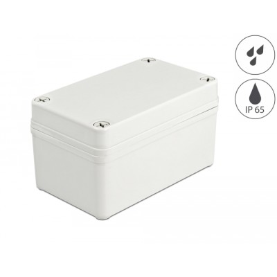Delock Installation Housing IP65 waterproof 130 x 80 x 70 mm grey