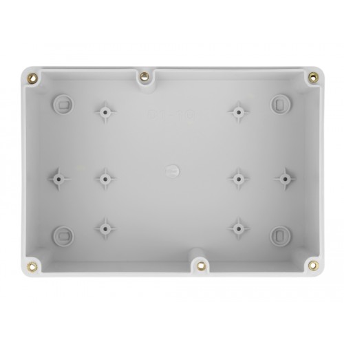 Delock Installation housing with cable entries 180 x 125 x 90 mm grey