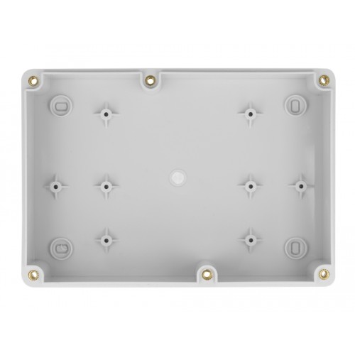 Delock Installation housing with cable entries 180 x 125 x 57 mm grey