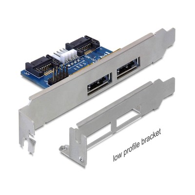 Delock Slot bracket 2 x eSATApd 5 V / 12 V 2