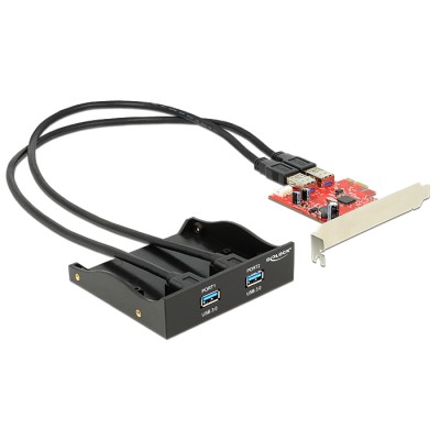 Delock Front Panel 2 x USB 3.0 incl. PCI Express Card