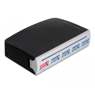 Delock 4 Port USB 5 Gbps Hub, 1 port USB power internal / external