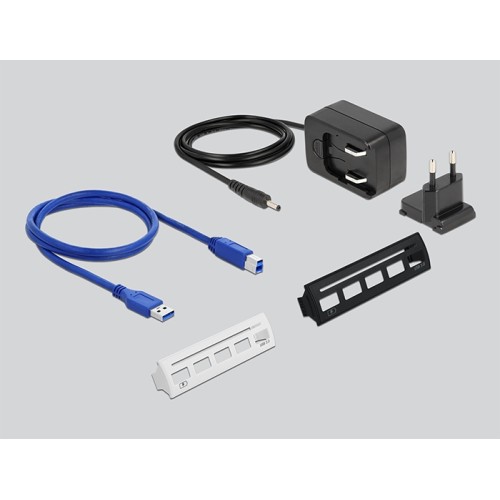 Delock 4 Port USB 3.0 Hub, 1 port USB power internal / external