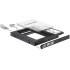 Delock Slim SATA 5.25″ Installation Frame (13 mm) for 1 x 2.5″ SATA HDD up to 9.5 mm