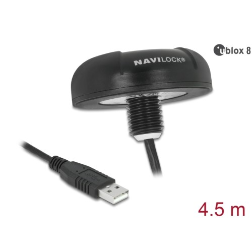 Navilock NL-8004U USB 2.0 Multi GNSS Receiver u-blox 8 4.5 m