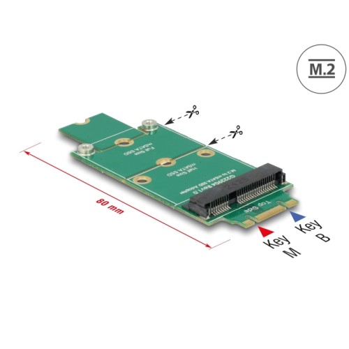 Delock Adapter M.2 > mSATA