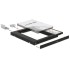 Delock Slim SATA 5.25″ Installation Frame (10 mm) for 1 x 2.5″ SATA HDD up to 9.5 mm