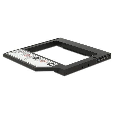 Delock Slim SATA 5.25″ Installation Frame (10 mm) for 1 x 2.5″ SATA HDD up to 9.5 mm 2