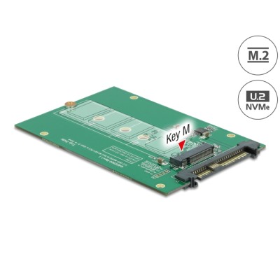 Delock Converter U.2 SFF-8639 > M.2 NVMe Key M