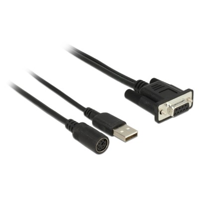 Navilock Connection Cable MD6 Serial  D-SUB 9 Serial for GNSS Receiver with power supply via USB