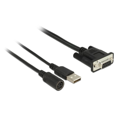 Navilock Connection Cable MD6 Serial  D-SUB 9 Serial for GNSS Receiver with power supply via USB