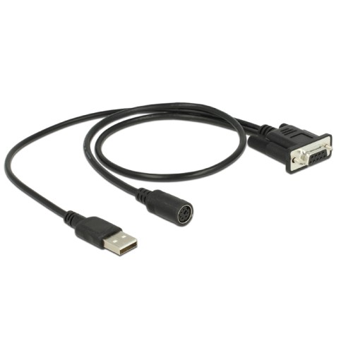 Navilock Connection Cable MD6 Serial  D-SUB 9 Serial for GNSS Receiver with power supply via USB