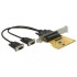 Delock PCI Express Card to 2 x Serial RS-232 high speed 921K ESD protection