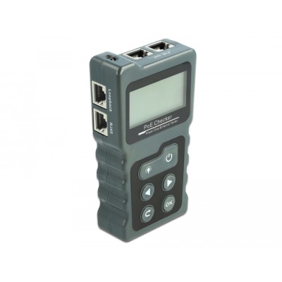 Delock LCD Cable Tester RJ45 / PoE / DC 2