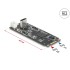 Delock Converter M.2 Key B+M male to USB Type-C™ female