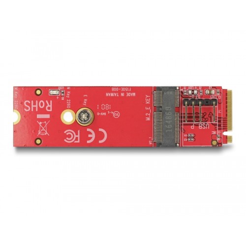 Delock Converter M.2 Key M male  M.2 Key E slot for USB and PCIe modules